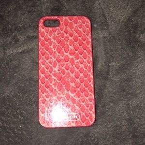 iPhone 5s, SE  coach case